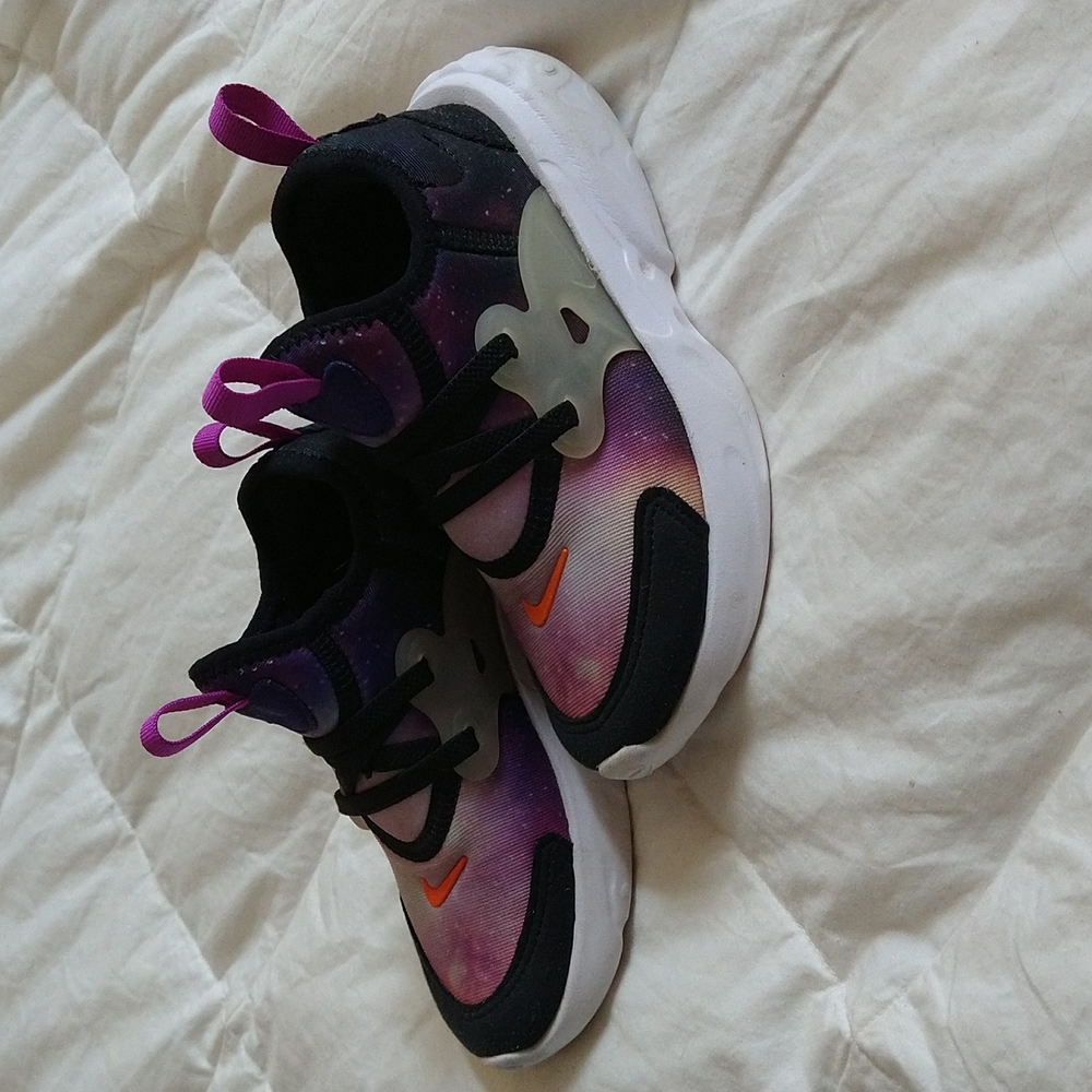 Girls Nike Air Presto Galaxy 10C Pink Black